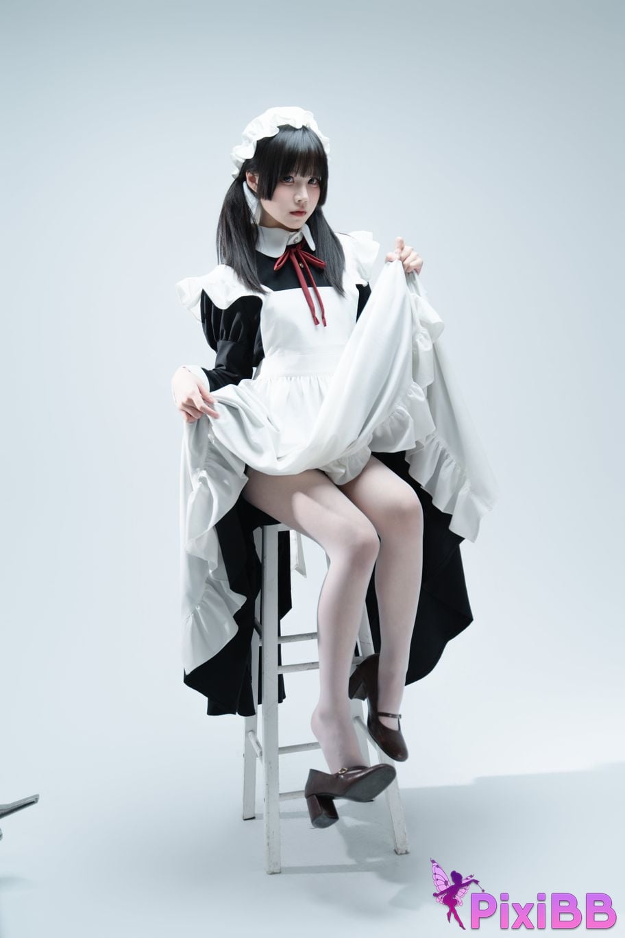 Cosplayer Shimizu Nagi Tsundere Maid Food Guide PixiBB.COM 049