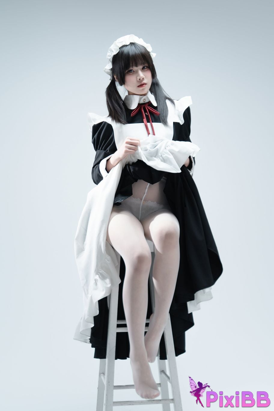 Cosplayer Shimizu Nagi Tsundere Maid Food Guide PixiBB.COM 058