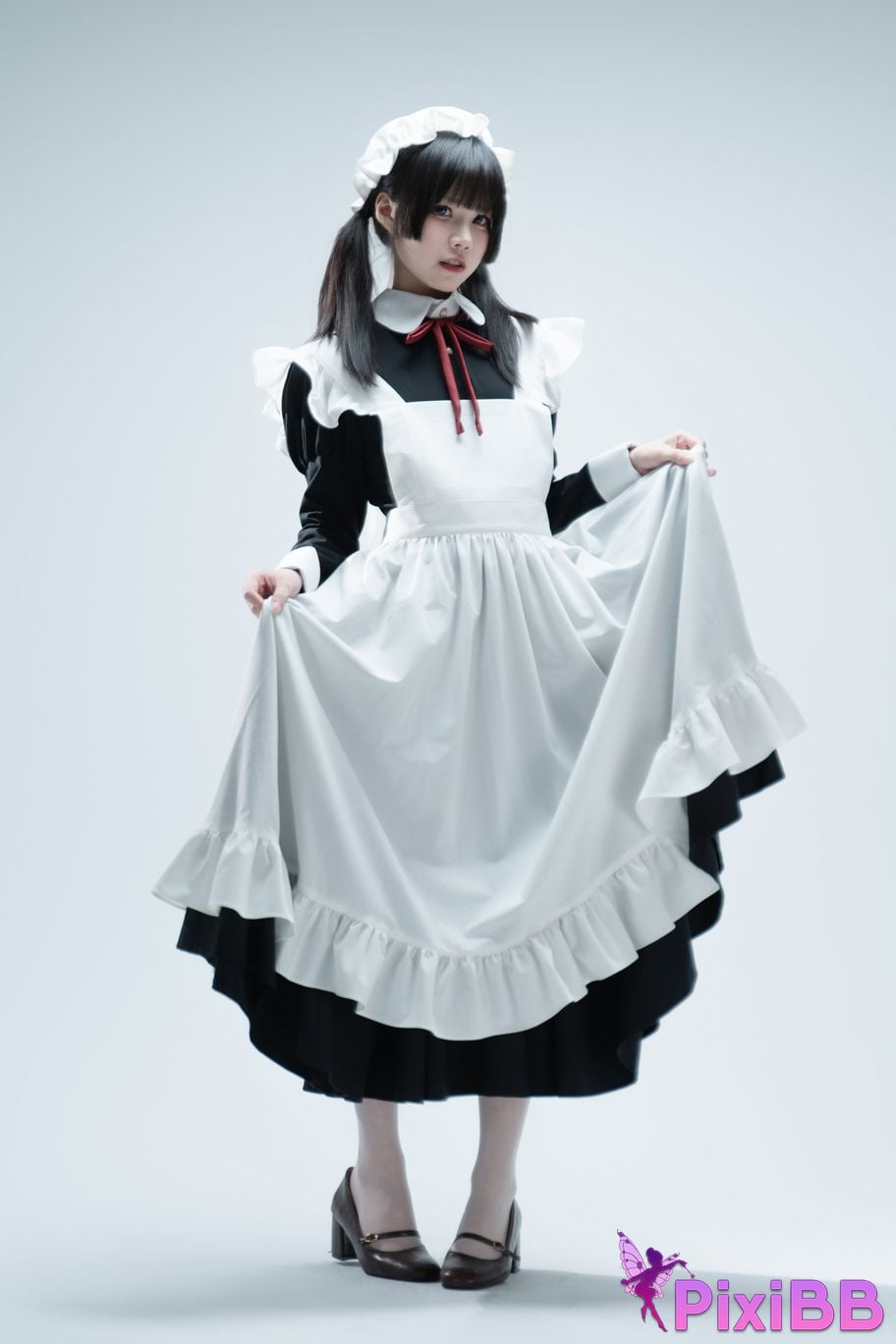 Cosplayer Shimizu Nagi Tsundere Maid Food Guide PixiBB.COM 063