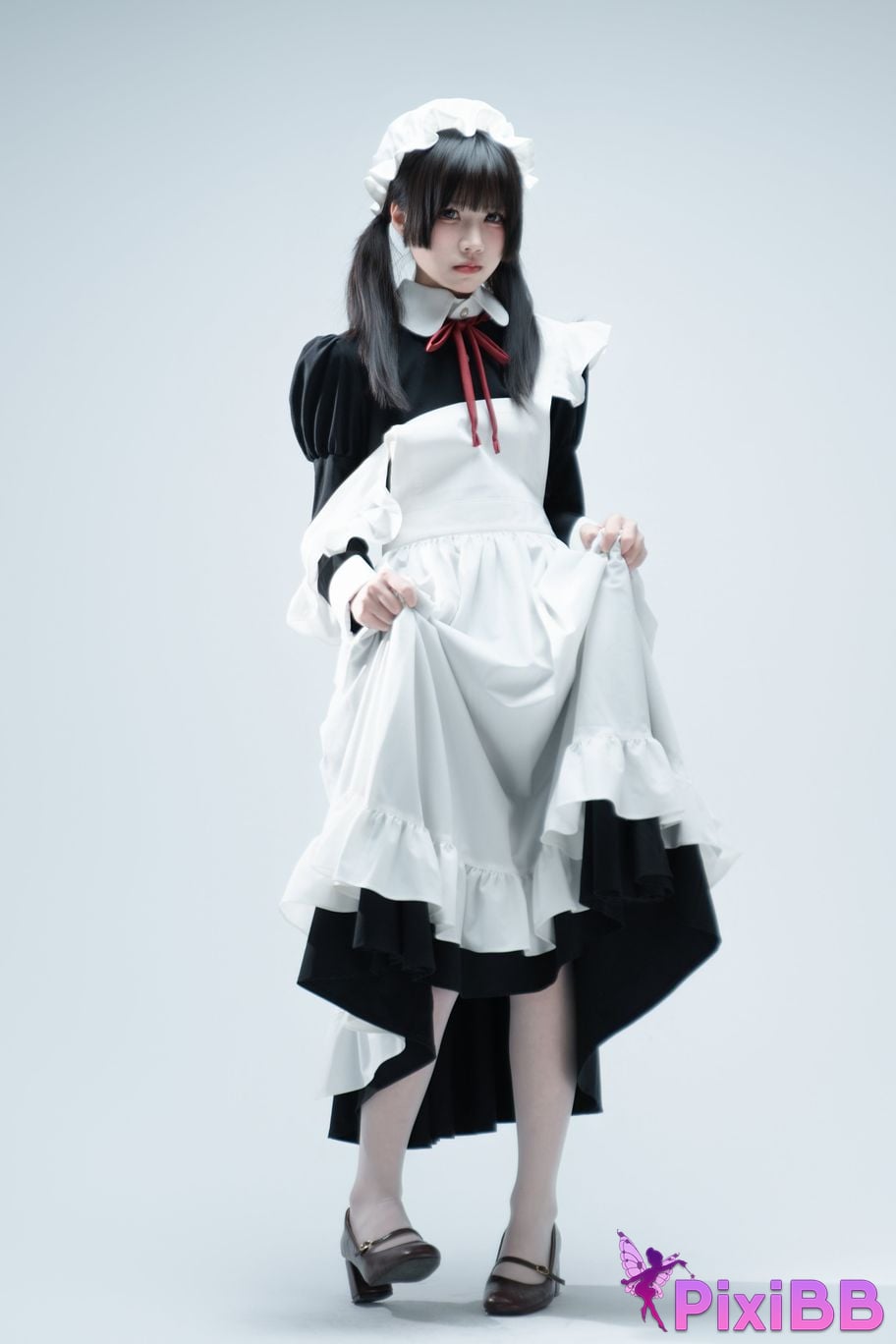 Cosplayer Shimizu Nagi Tsundere Maid Food Guide PixiBB.COM 074