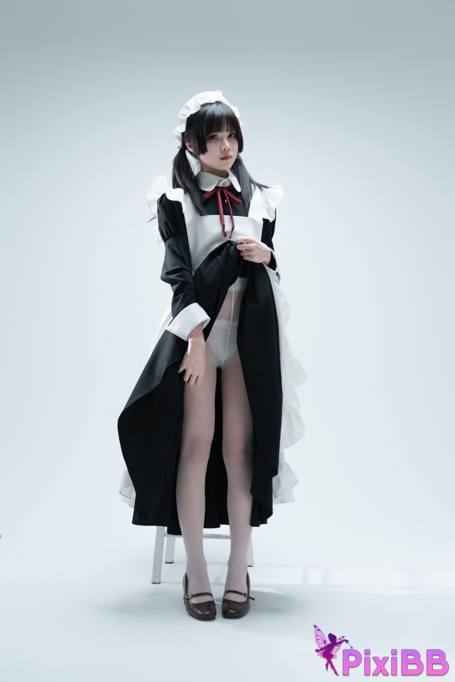 Cosplayer Shimizu Nagi Tsundere Maid Food Guide PixiBB.COM 075