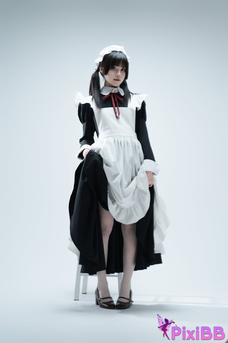 Cosplayer Shimizu Nagi Tsundere Maid Food Guide PixiBB.COM 077