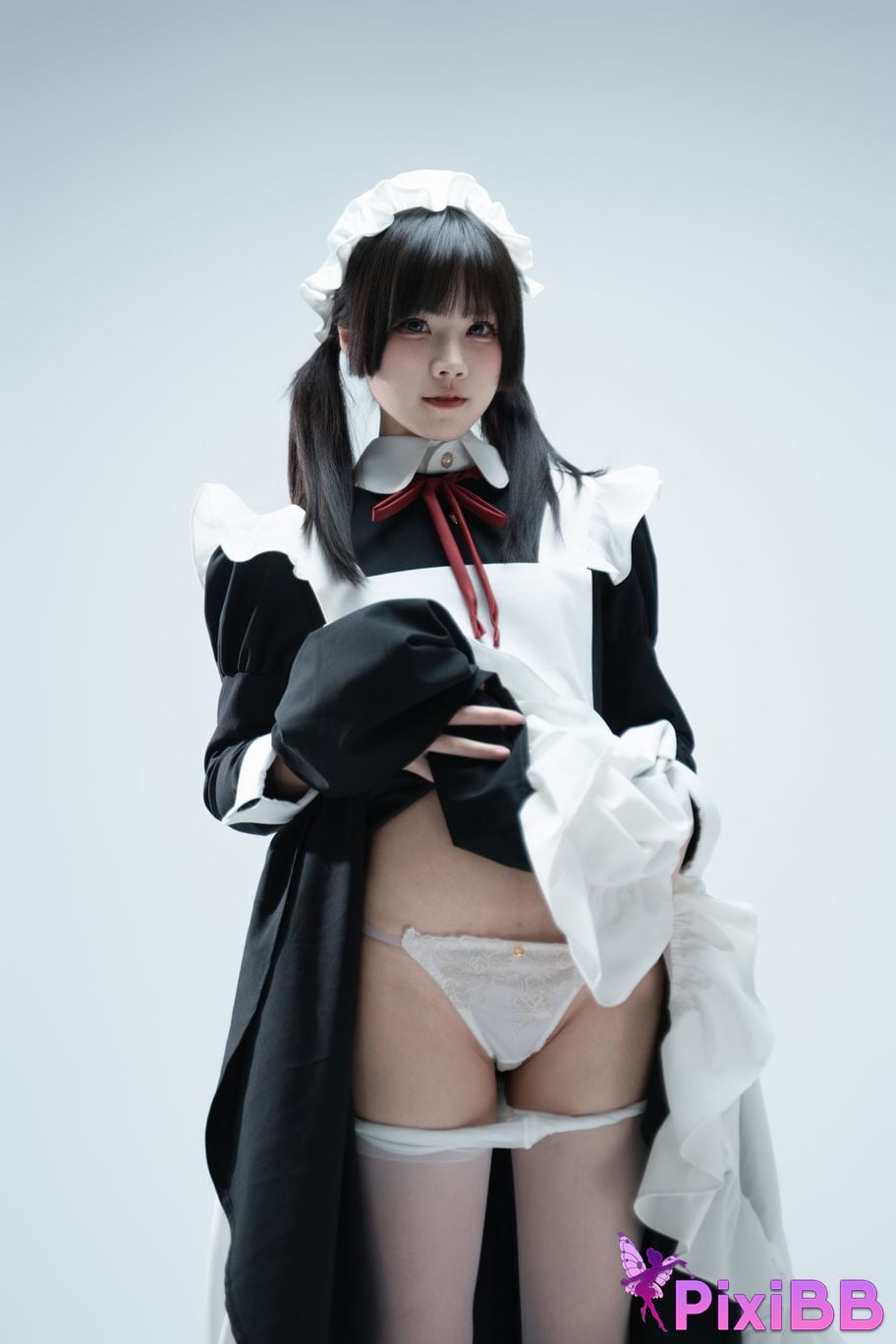 Cosplayer Shimizu Nagi Tsundere Maid Food Guide PixiBB.COM 078