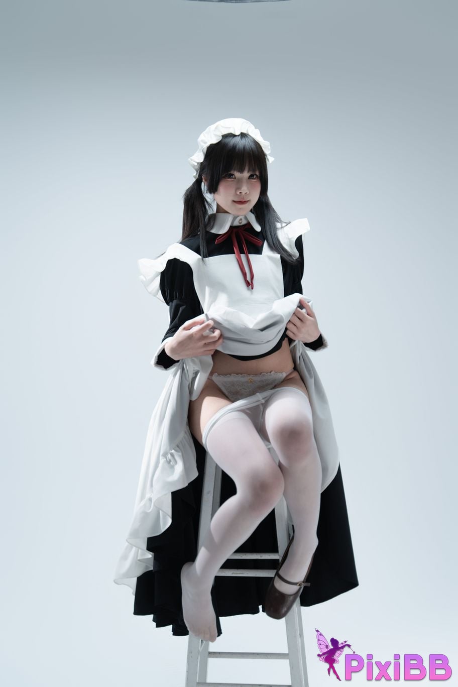 Cosplayer Shimizu Nagi Tsundere Maid Food Guide PixiBB.COM 082