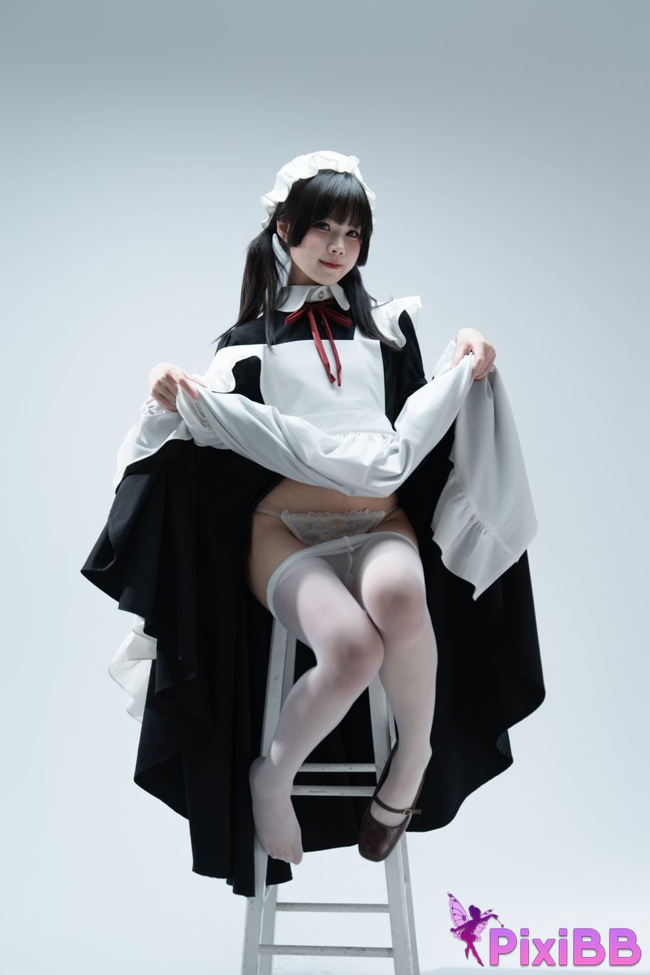 Cosplayer Shimizu Nagi Tsundere Maid Food Guide PixiBB.COM 083