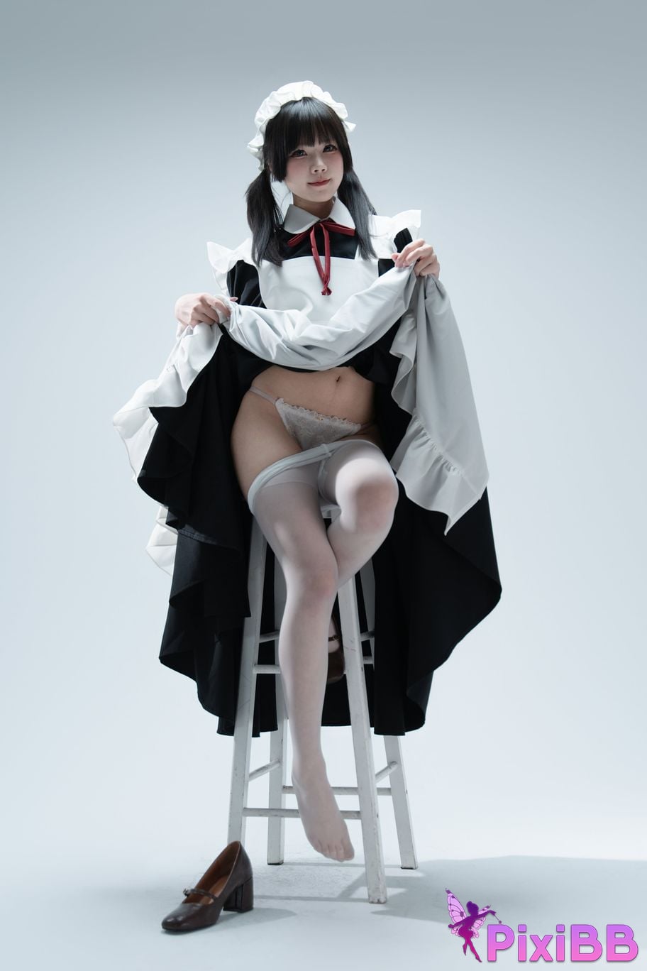 Cosplayer Shimizu Nagi Tsundere Maid Food Guide PixiBB.COM 084