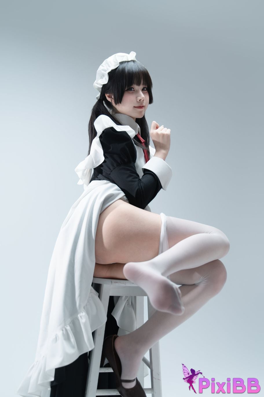 Cosplayer Shimizu Nagi Tsundere Maid Food Guide PixiBB.COM 090