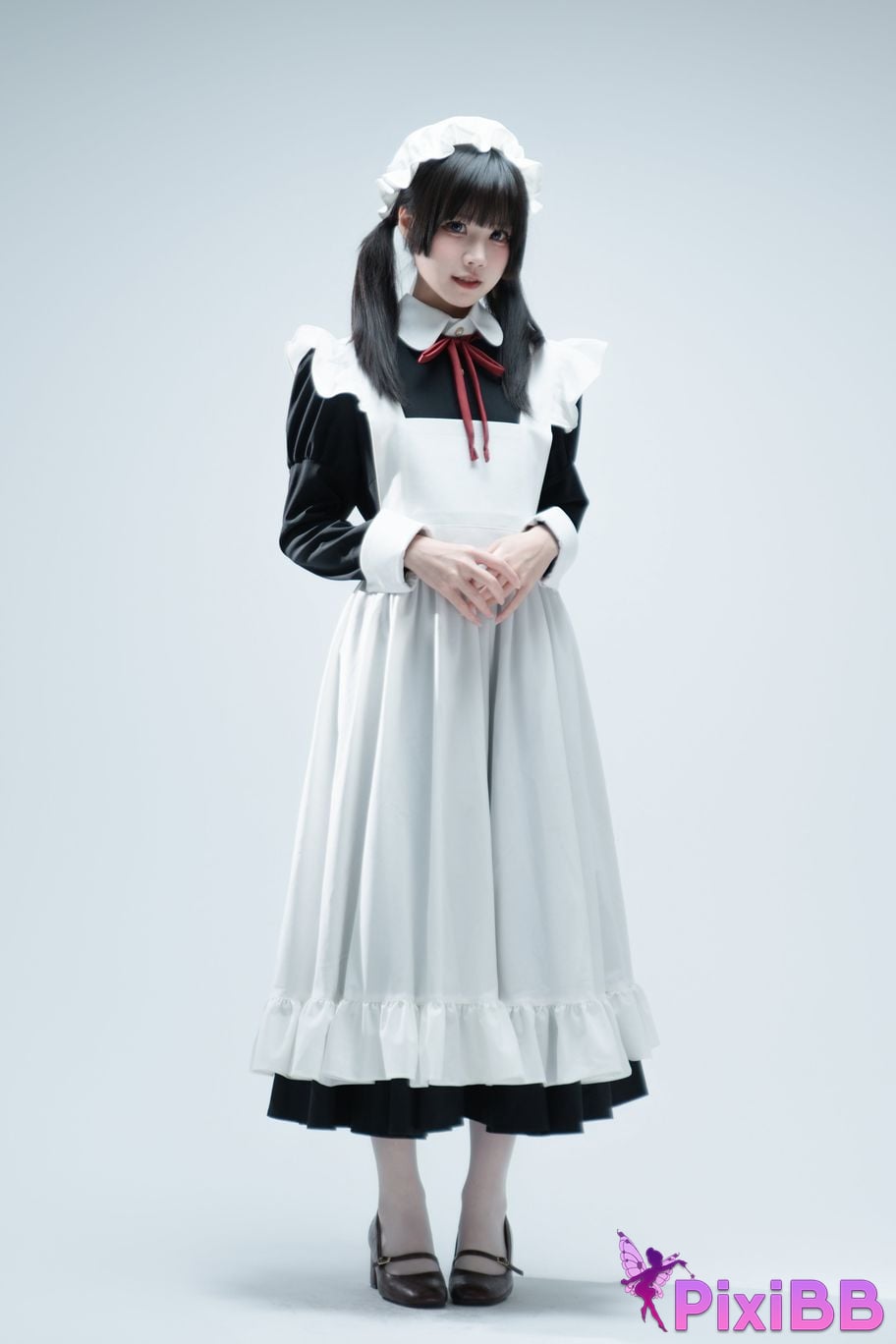 Cosplayer Shimizu Nagi Tsundere Maid Food Guide PixiBB.COM 096