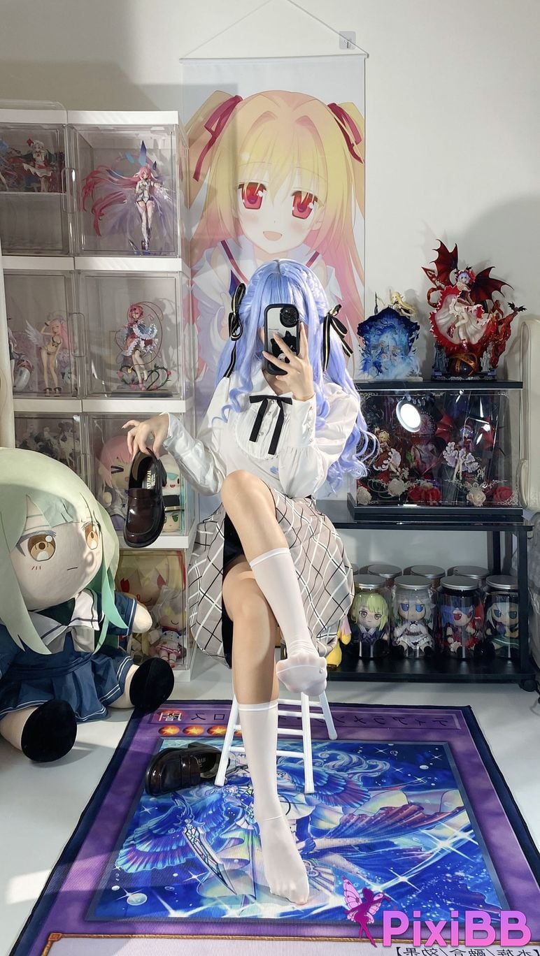 Cosplayer white oak Shirly Xiangzi regular clothes BD PixiBB.COM 056