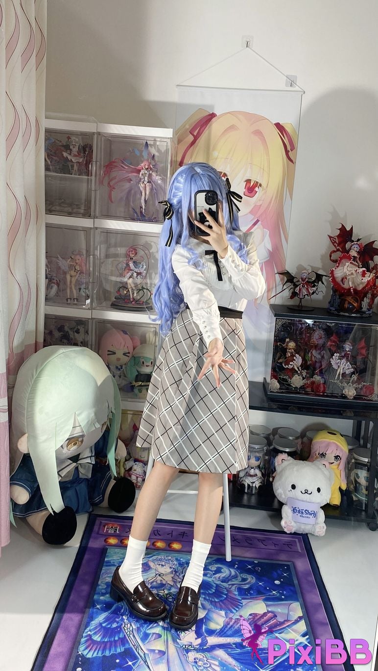 Cosplayer white oak Shirly Xiangzi regular clothes BD PixiBB.COM 065