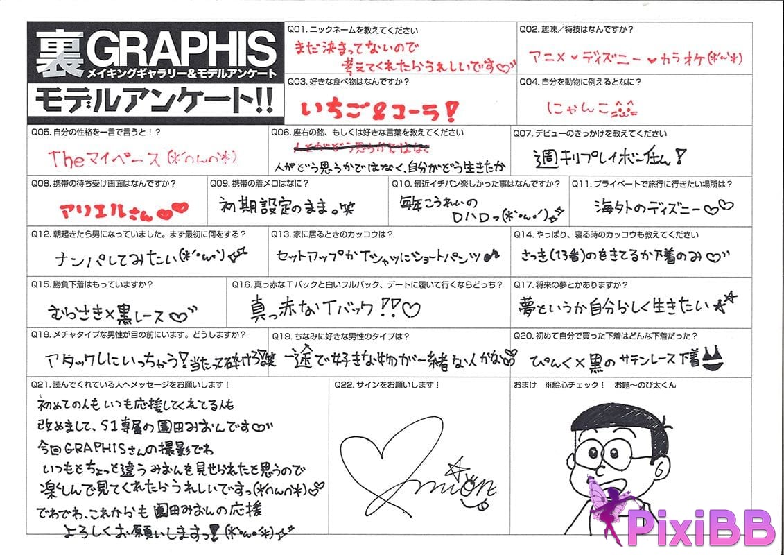 Japanese Idol Mion Sonoda Graphis Gals Intensity PixiBB.COM 142