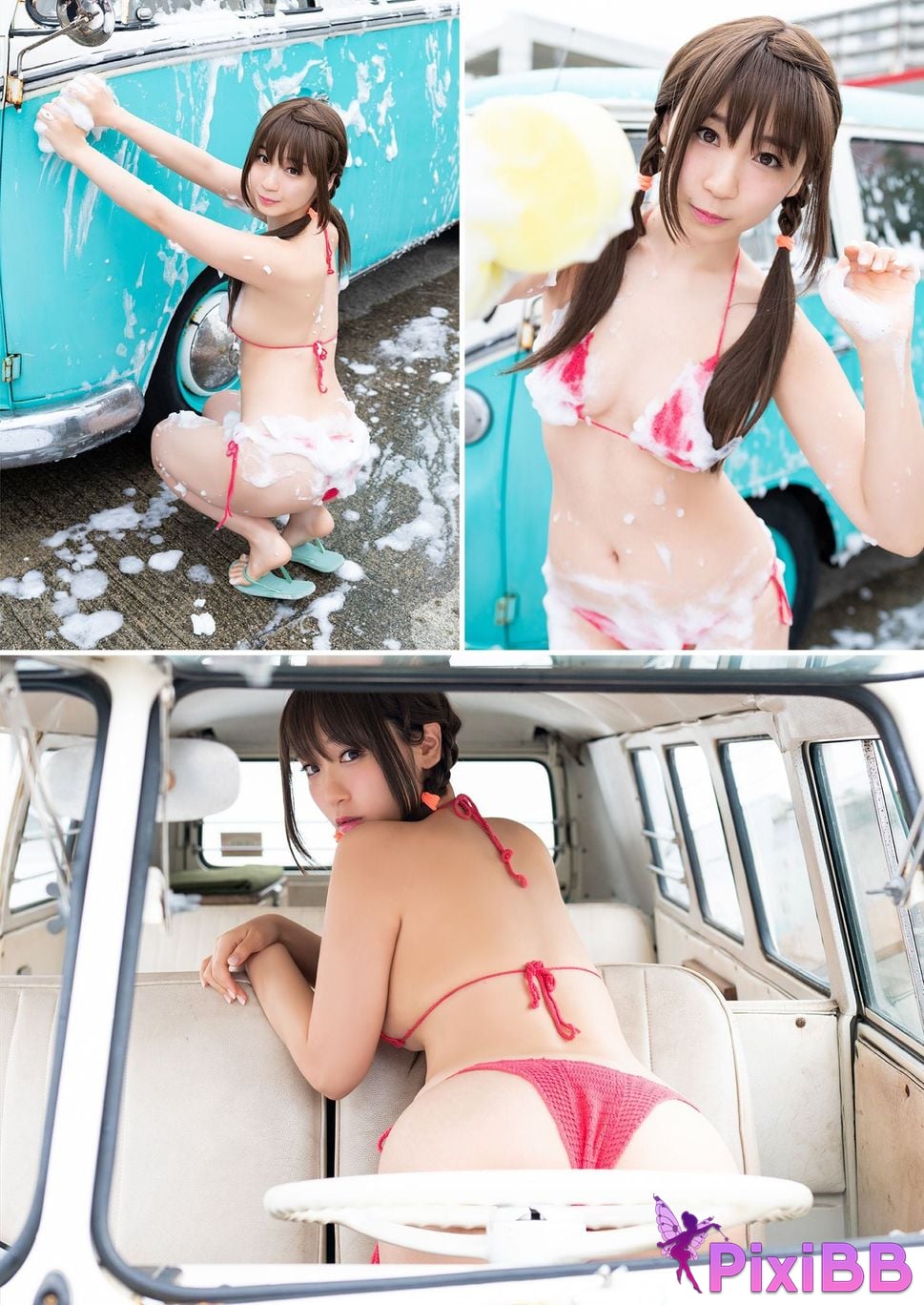 Japanese Idol Moe Iori Digital only YJ PHOTO BOOK photo collection Please wear your uniform properly PixiBB.COM 012