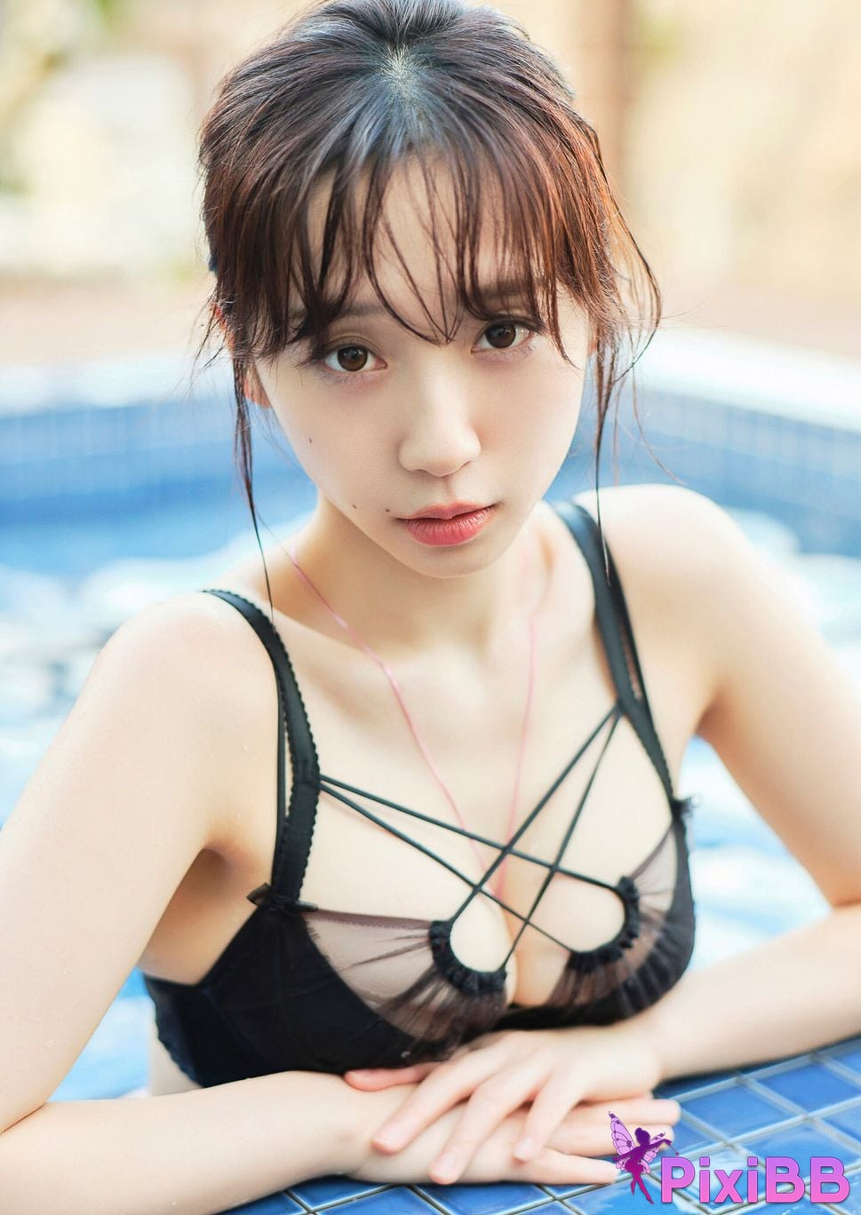 Japanese Idol Moe Iori Early summer capture plan Spisan gravure photo book PixiBB.COM 025