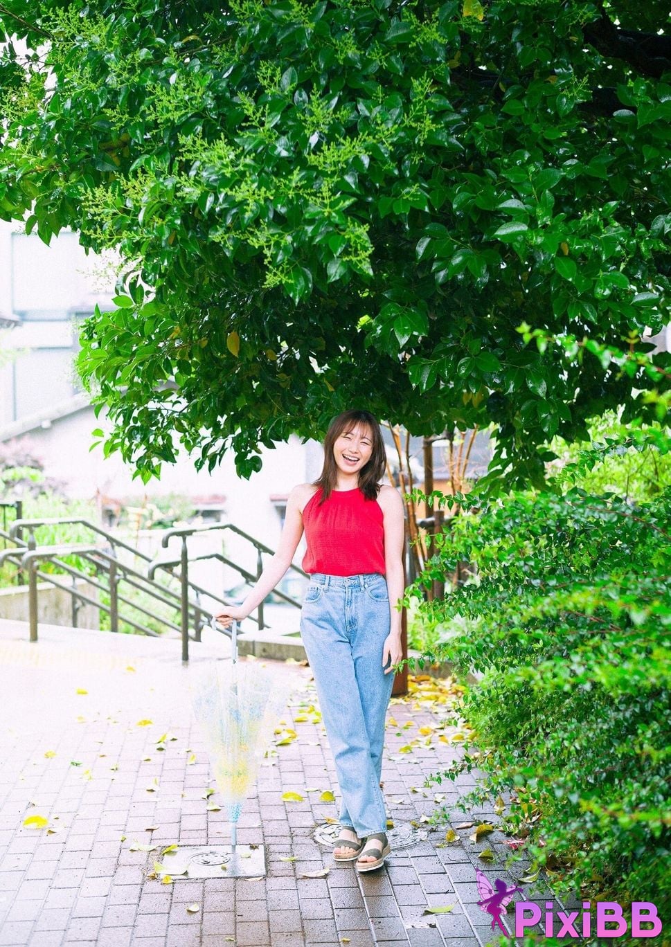 Japanese Idol Nagisa Aoyama Blue Line Spisan gravure photo book PixiBB.COM 002