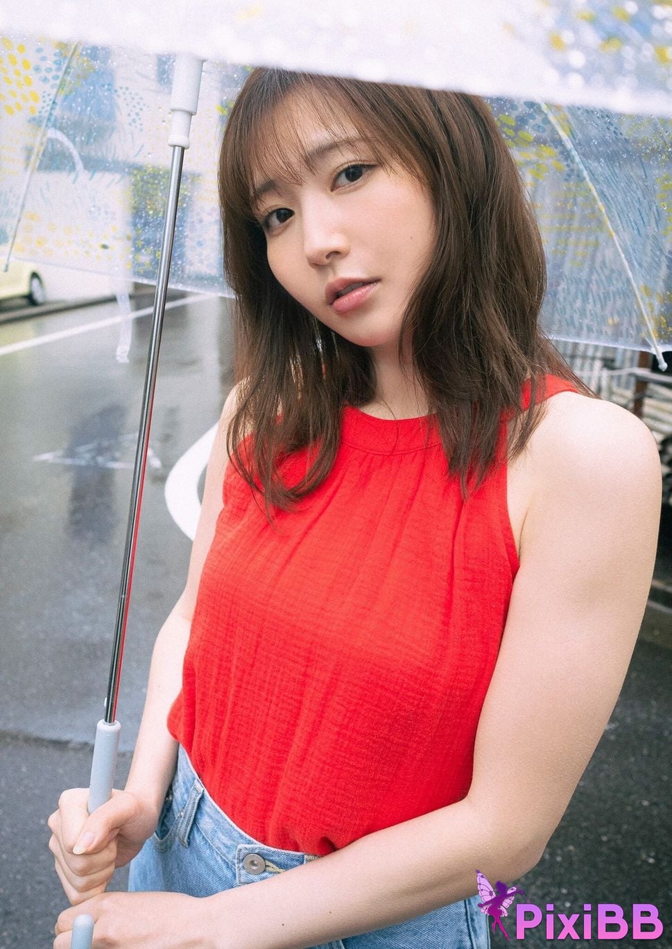 Japanese Idol Nagisa Aoyama Blue Line Spisan gravure photo book PixiBB.COM 003