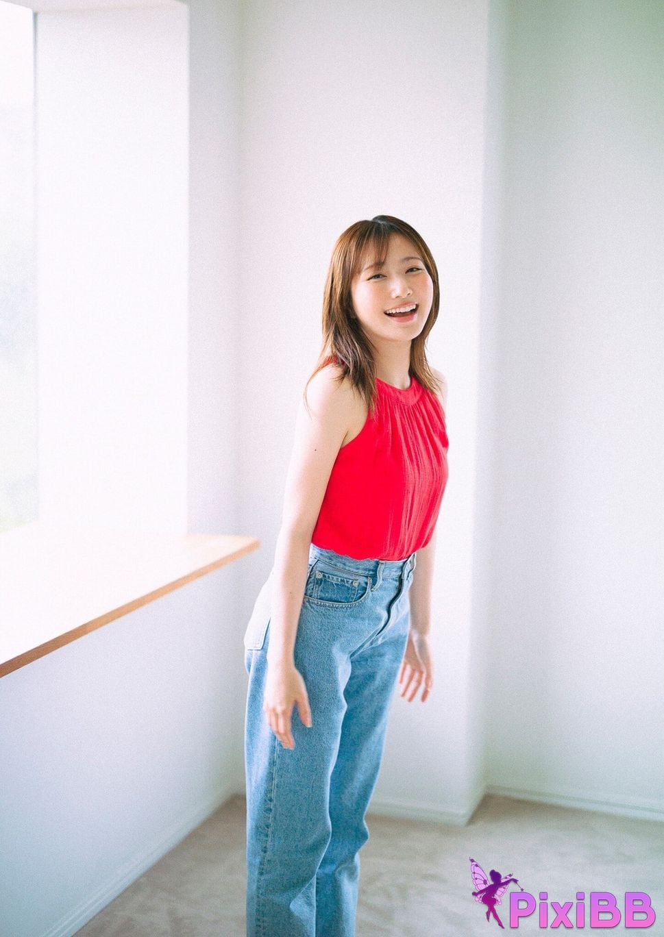 Japanese Idol Nagisa Aoyama Blue Line Spisan gravure photo book PixiBB.COM 009