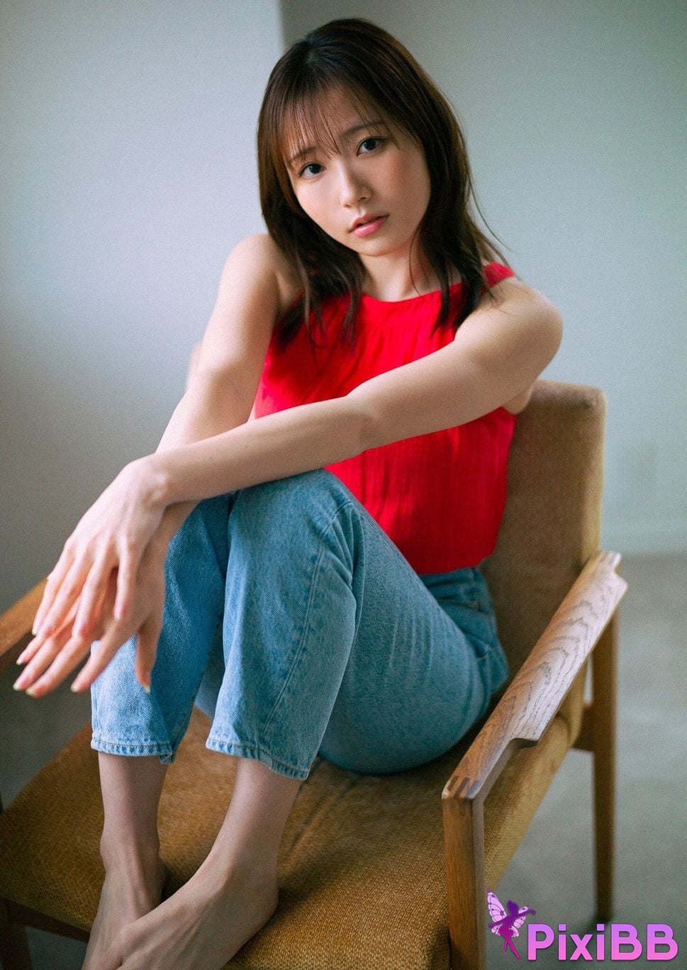 Japanese Idol Nagisa Aoyama Blue Line Spisan gravure photo book PixiBB.COM 011