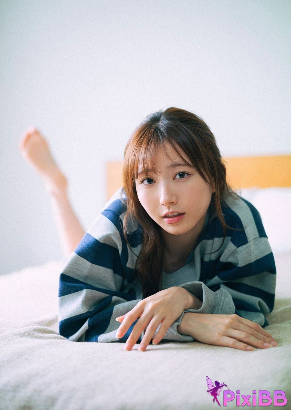 Japanese Idol Nagisa Aoyama Blue Line Spisan gravure photo book PixiBB.COM 019