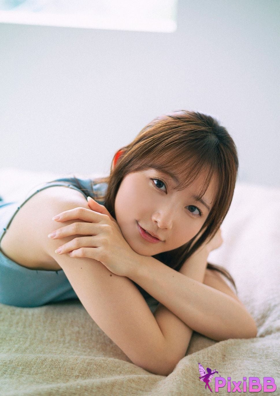Japanese Idol Nagisa Aoyama Blue Line Spisan gravure photo book PixiBB.COM 021