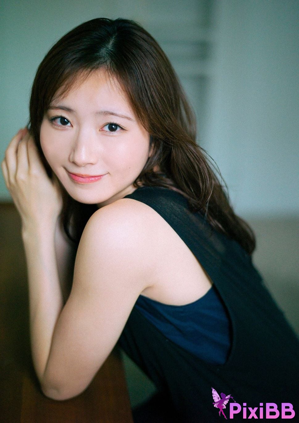 Japanese Idol Nagisa Aoyama Blue Line Spisan gravure photo book PixiBB.COM 031