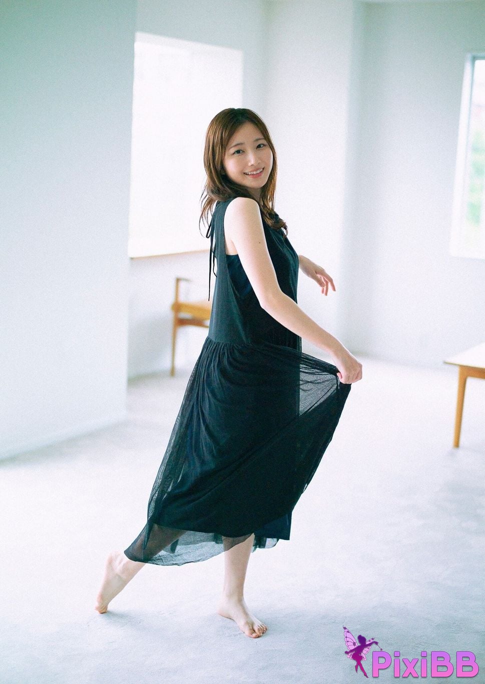 Japanese Idol Nagisa Aoyama Blue Line Spisan gravure photo book PixiBB.COM 032