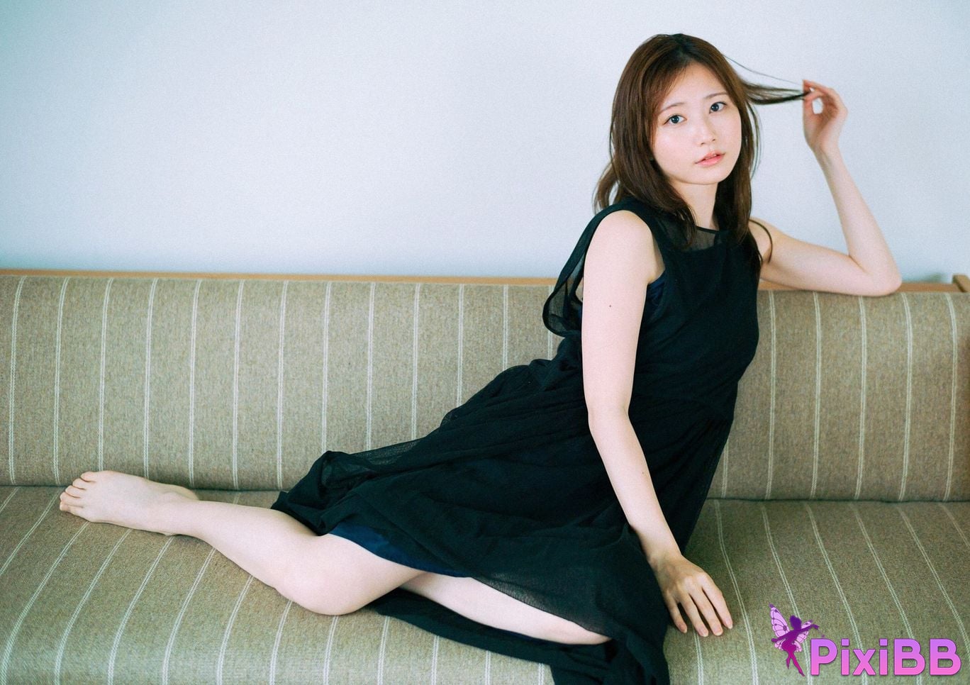 Japanese Idol Nagisa Aoyama Blue Line Spisan gravure photo book PixiBB.COM 033