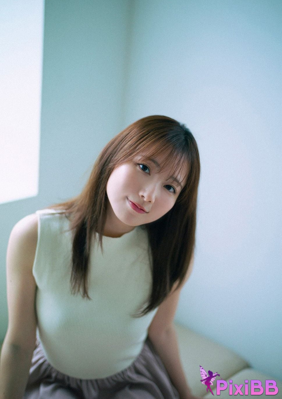 Japanese Idol Nagisa Aoyama Blue Line Spisan gravure photo book PixiBB.COM 040