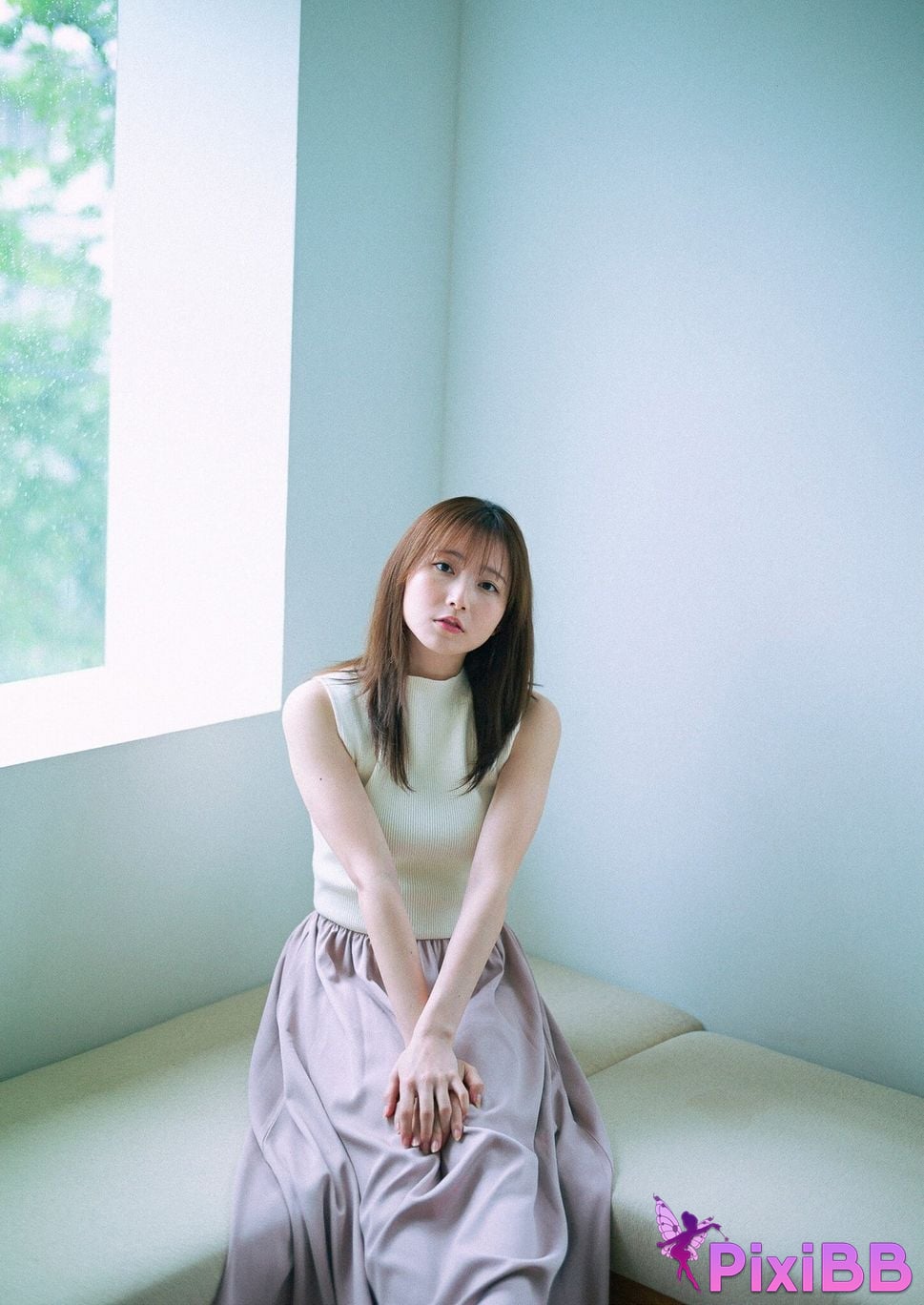 Japanese Idol Nagisa Aoyama Blue Line Spisan gravure photo book PixiBB.COM 041