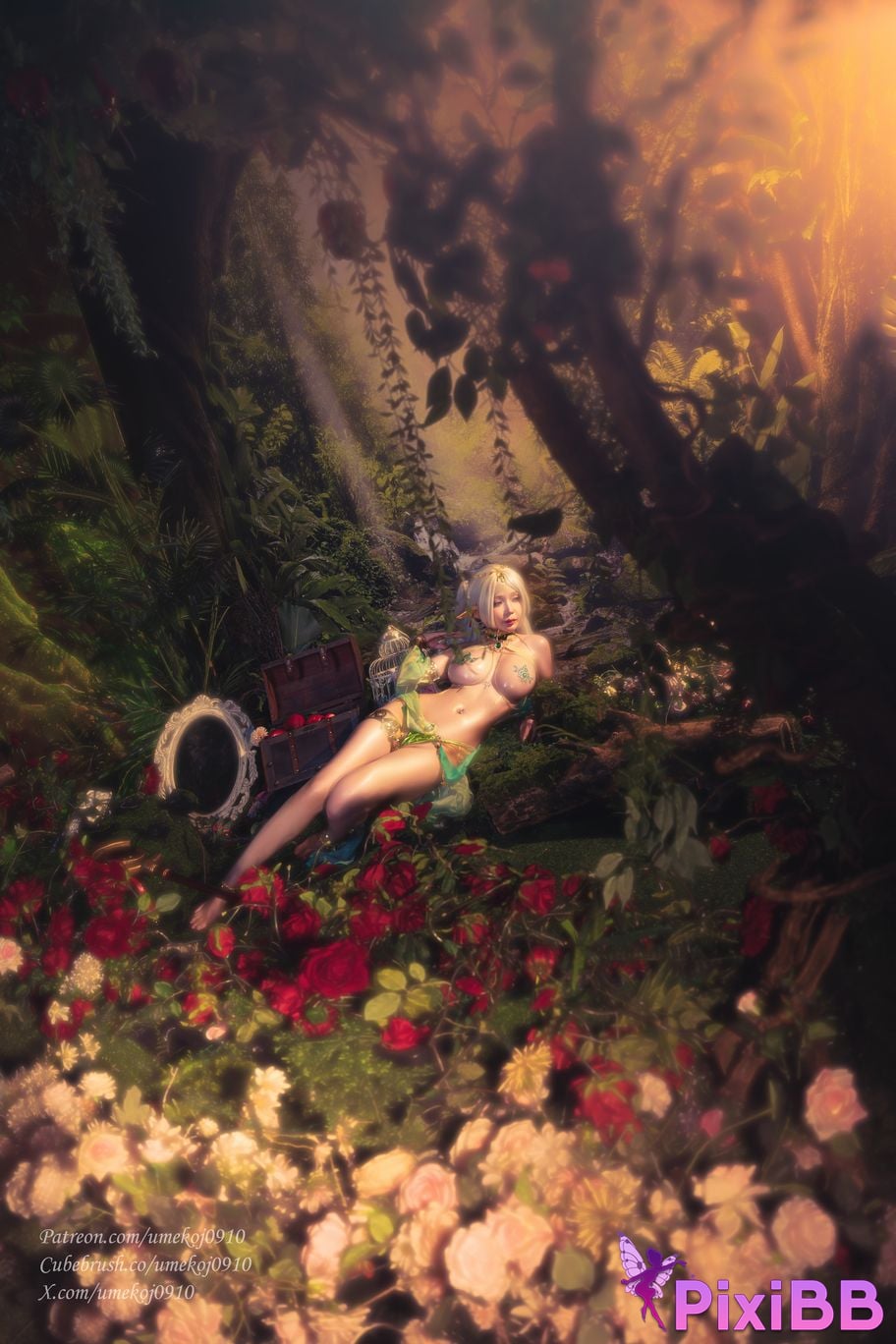 Umeko J Frieren x Rukkhadevata Outfit PixiBB.COM 32