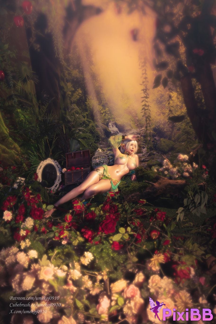 Umeko J Frieren x Rukkhadevata Outfit PixiBB.COM 34