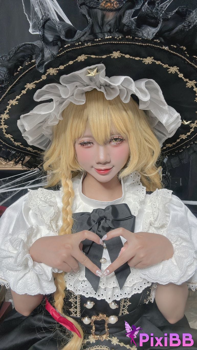 Cosplayer PoppaChan Marisa Touhou Project PixiBB.COM 044