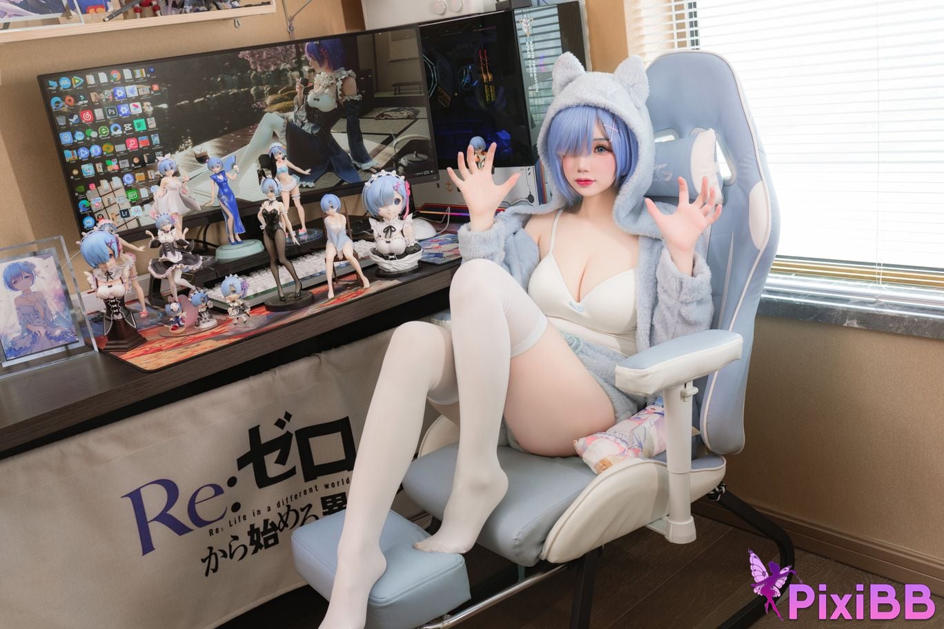 Cosplayer Xue Qing Astra Rem Cat PixiBB.COM 009