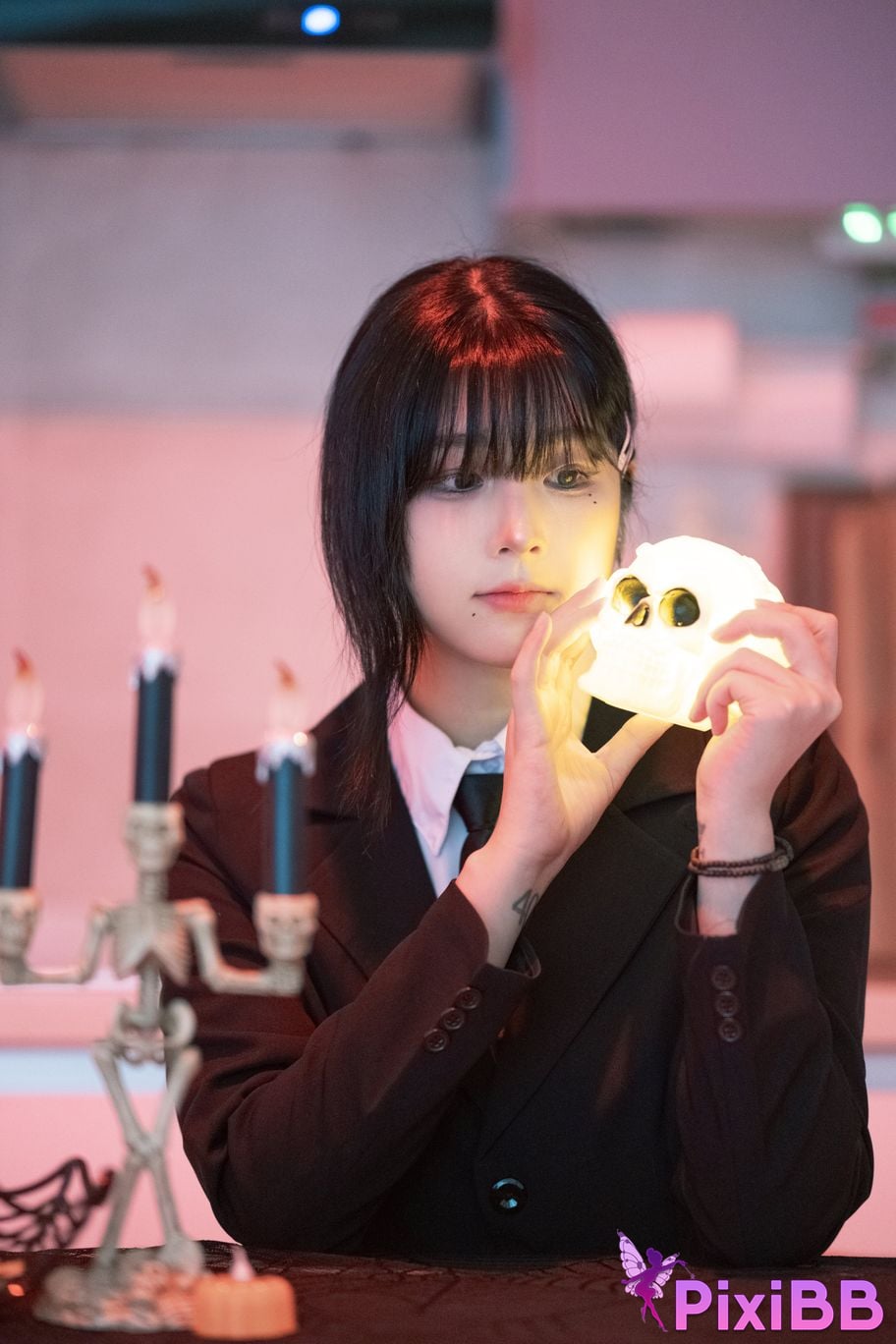 Jang Joo Zhangzhou Halloween halloween commemoration chain saw man Kobeni cosplay PixiBB.COM 001