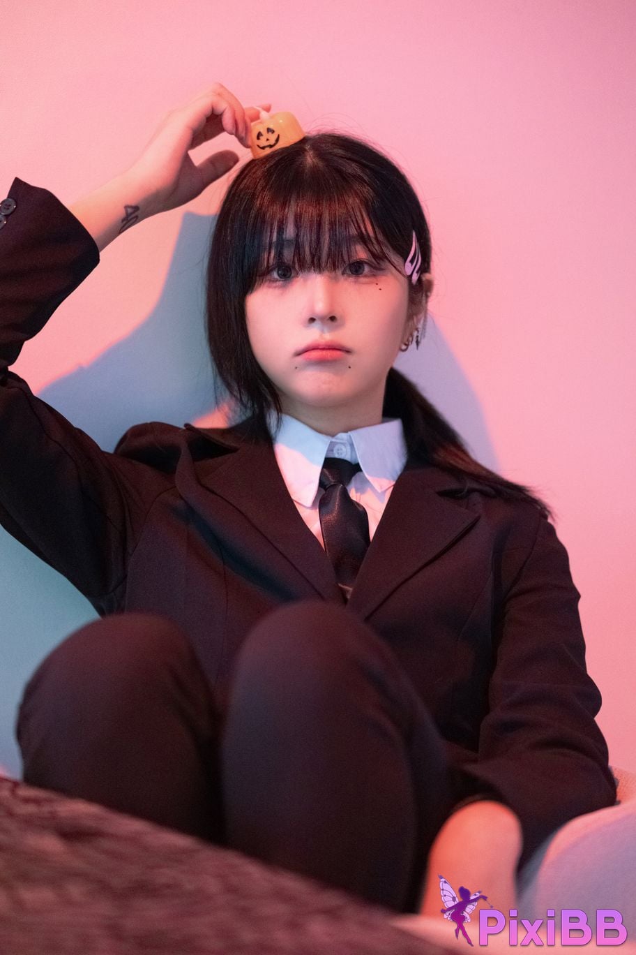 Jang Joo Zhangzhou Halloween halloween commemoration chain saw man Kobeni cosplay PixiBB.COM 067