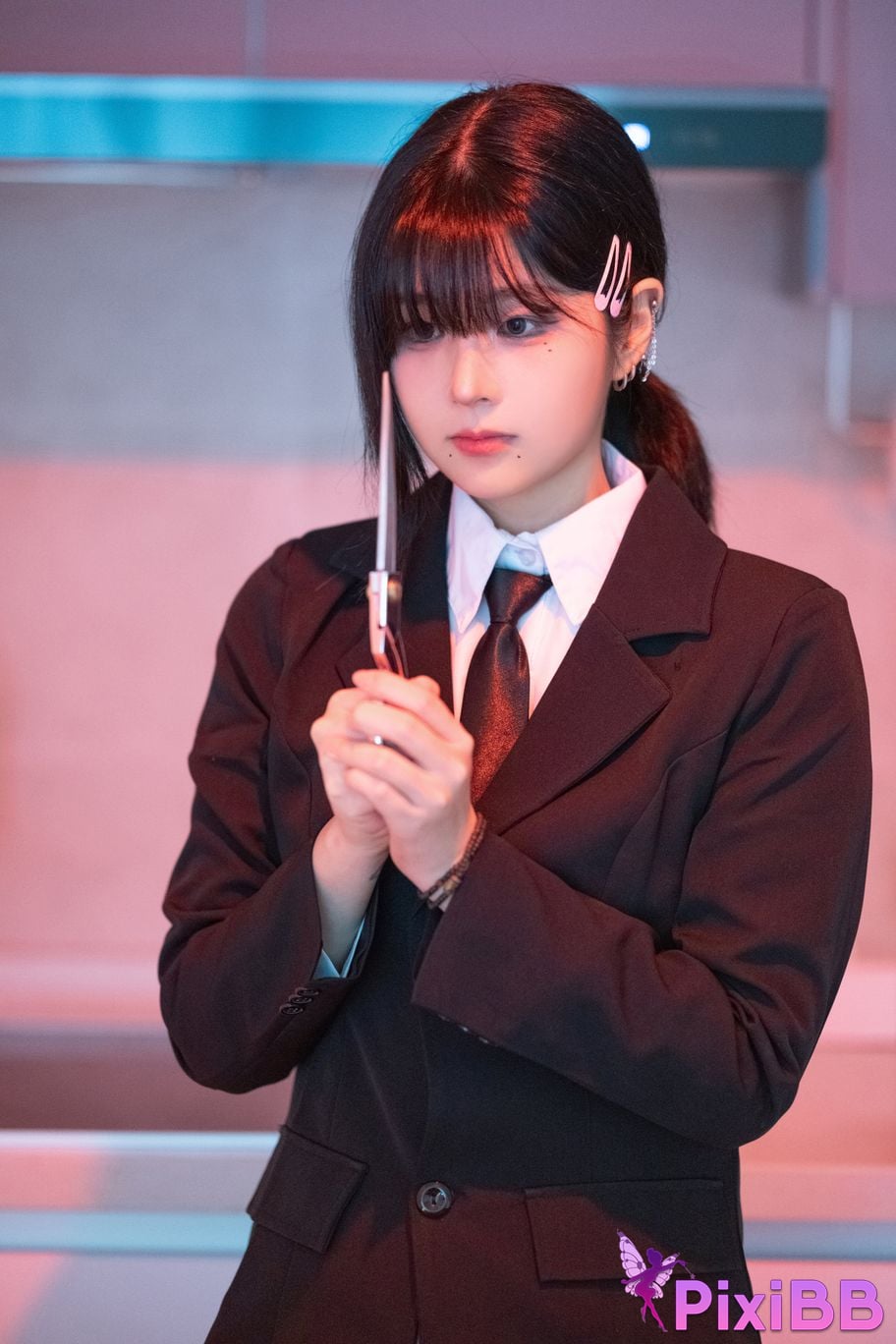 Jang Joo Zhangzhou Halloween halloween commemoration chain saw man Kobeni cosplay PixiBB.COM 072