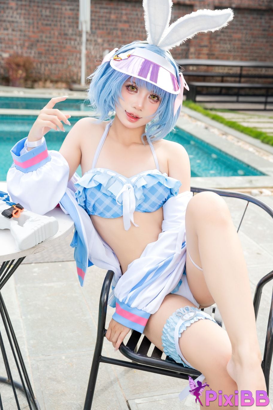 Cosplayer PoppaChan Pekora Summer PixiBB.COM 002