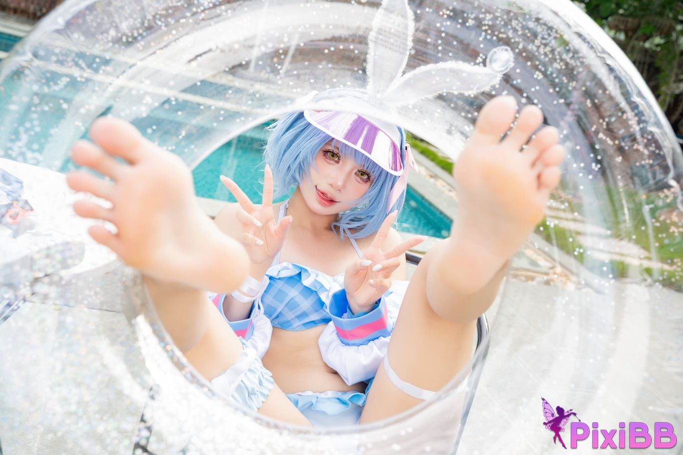 Cosplayer PoppaChan Pekora Summer PixiBB.COM 006