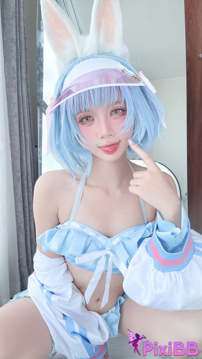 Cosplayer PoppaChan Pekora Summer PixiBB.COM 042
