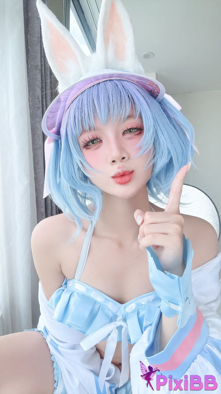 Cosplayer PoppaChan Pekora Summer PixiBB.COM 043