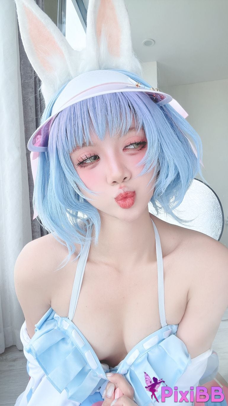 Cosplayer PoppaChan Pekora Summer PixiBB.COM 045