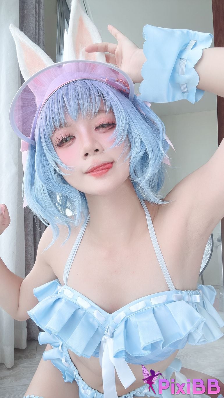 Cosplayer PoppaChan Pekora Summer PixiBB.COM 046