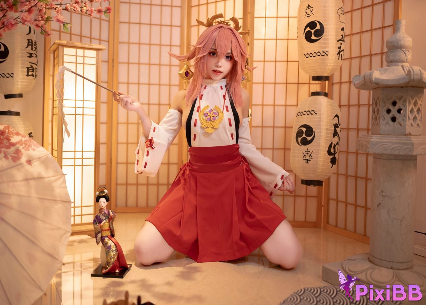 Cosplay Bangni Kunini Yae Kamiko PixiBB.COM 019