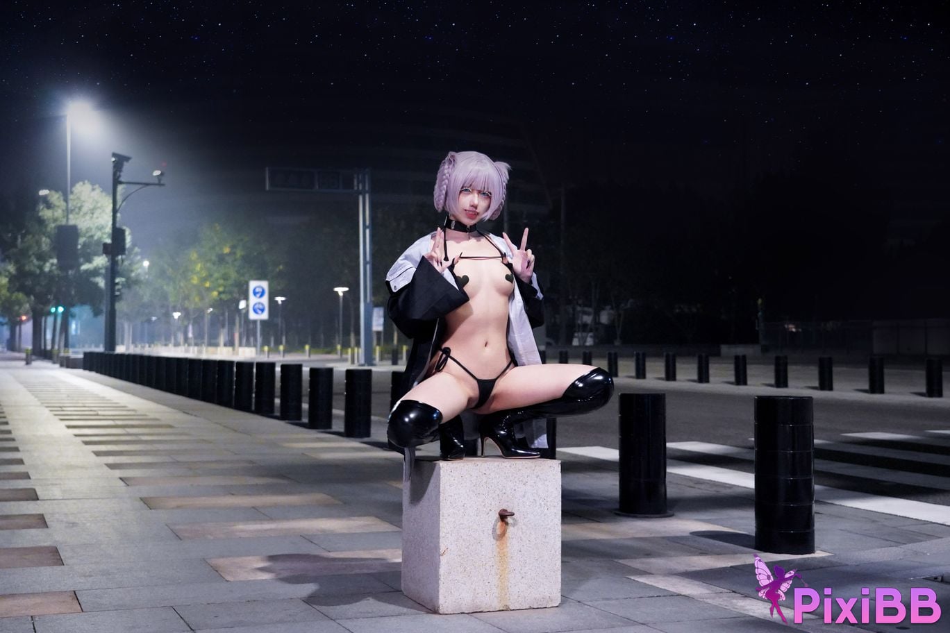 Cosplayer Jiao Rou Ji Walk u re Nanakusa Nazuna Seven grass chestnuts PixiBB.COM 020