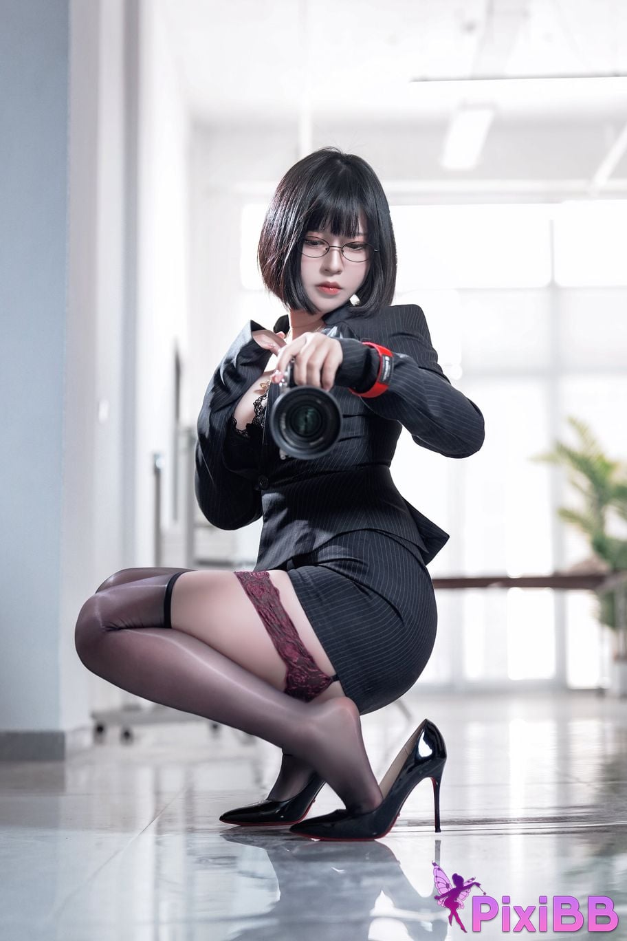 Cosplayer Half half son Boss Vol.03 PixiBB.COM 053