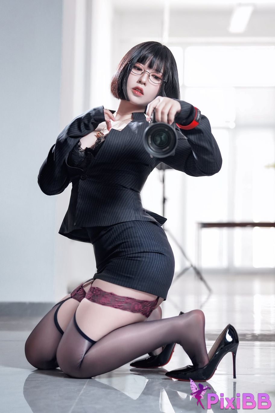 Cosplayer Half half son Boss Vol.03 PixiBB.COM 054