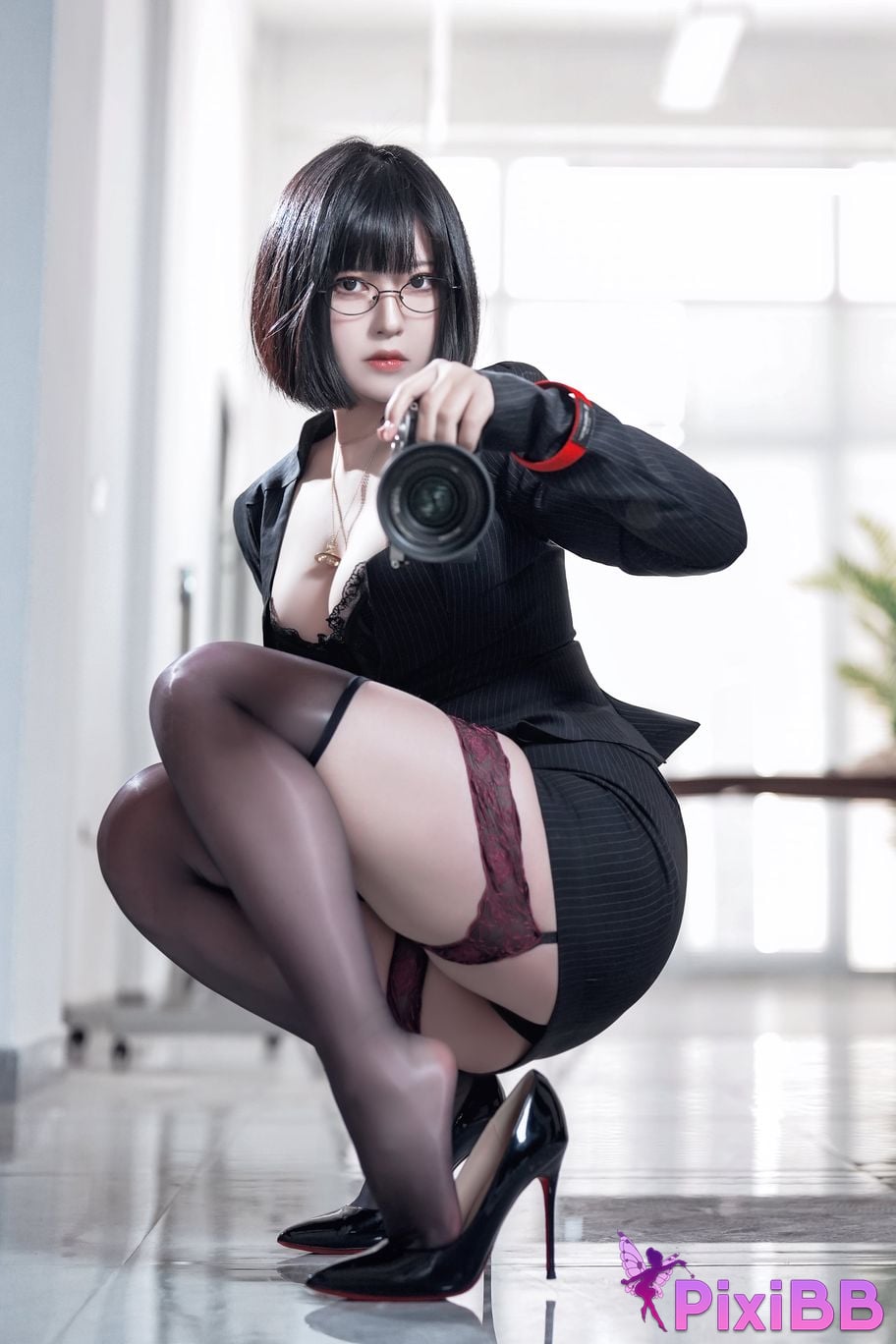 Cosplayer Half half son Boss Vol.03 PixiBB.COM 056