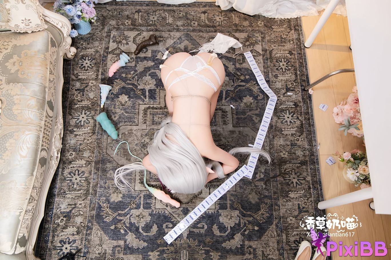 Cosplayer Vanilla Milk Meow Emilia Valentines Day PixiBB.COM 082