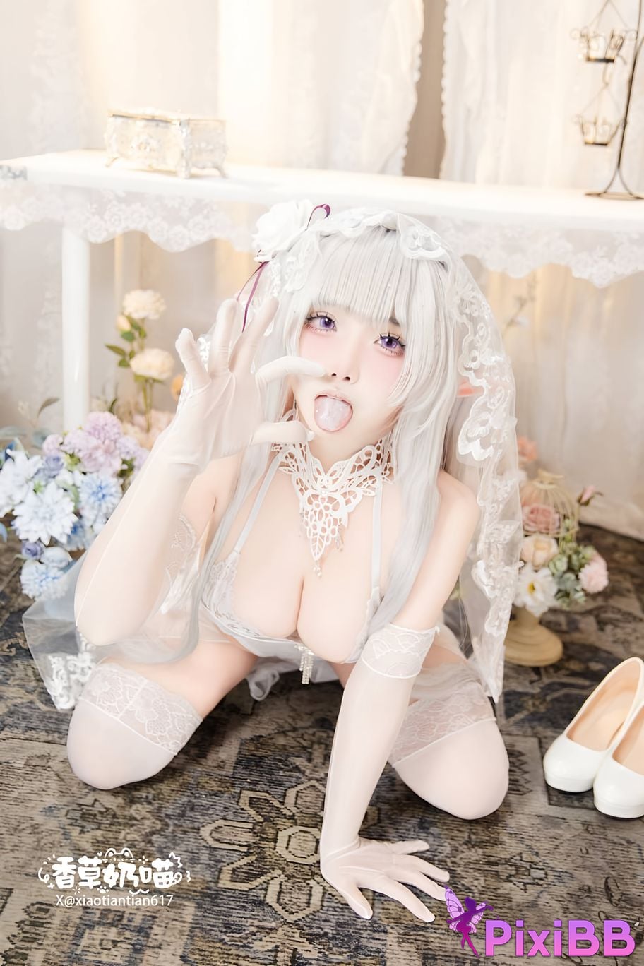 Cosplayer Vanilla Milk Meow Emilia Valentines Day PixiBB.COM 093