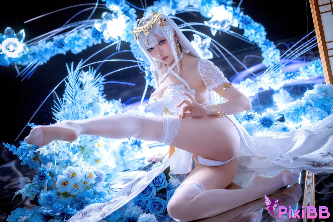 Cosplayer The star is late Hoshilily azur lane emden PixiBB.COM 022