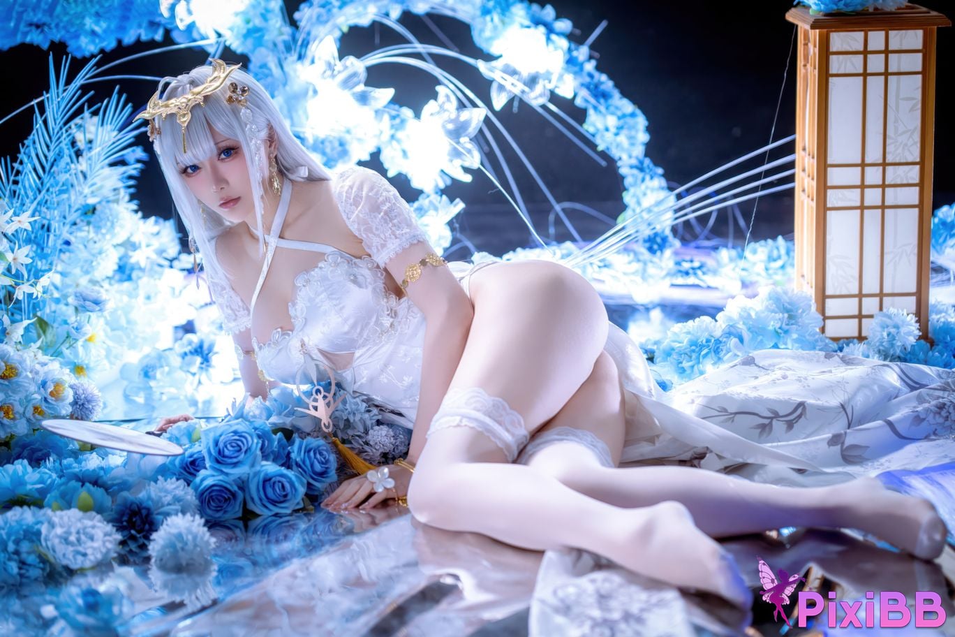 Cosplayer The star is late Hoshilily azur lane emden PixiBB.COM 025